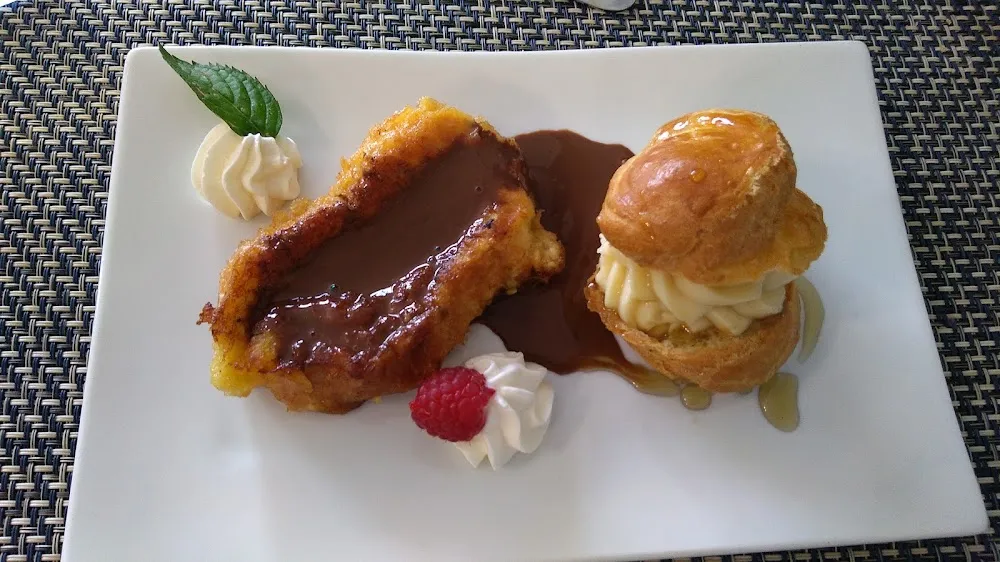 Pain Perdu Sauce Chocolat Et Sa Profitrole